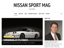 Tablet Screenshot of nissansportmag.com